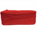 9220- RED CANVAS TOTE BAG